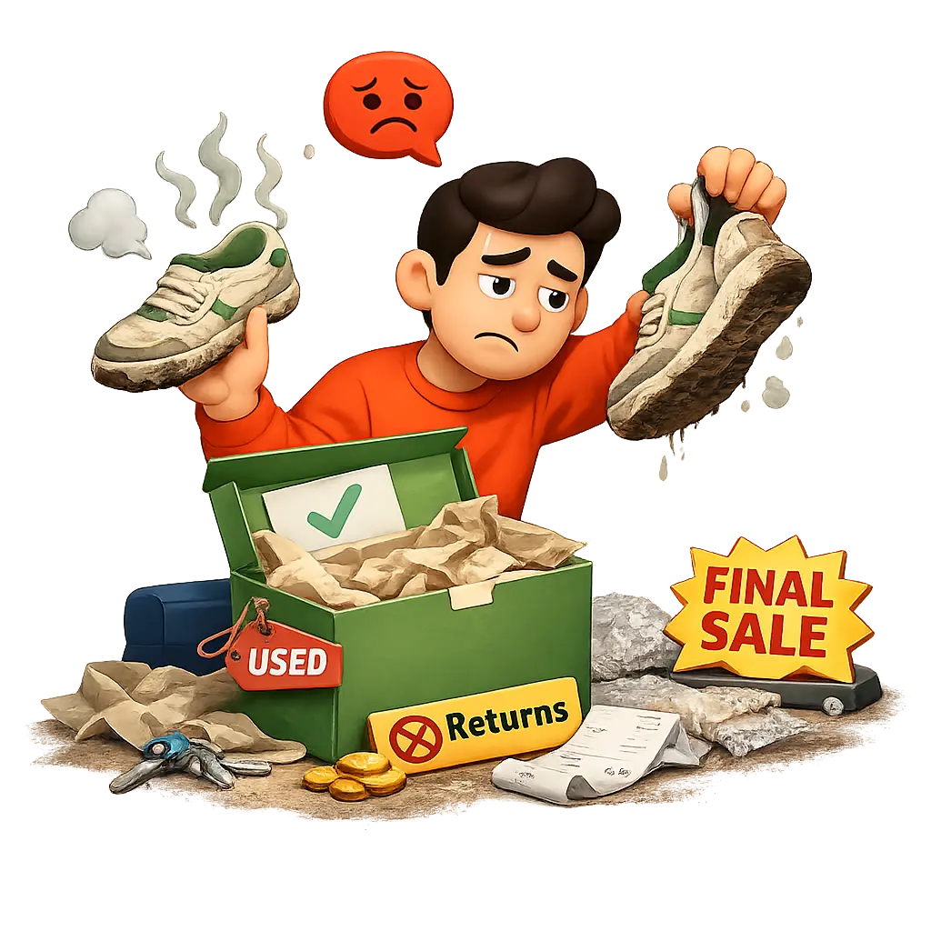 Most used marketplaces are final sale, so buyers take all the risk.